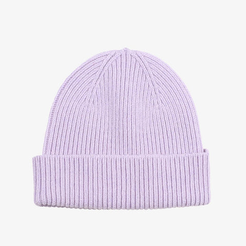 Merino Wool Hat soft lavender