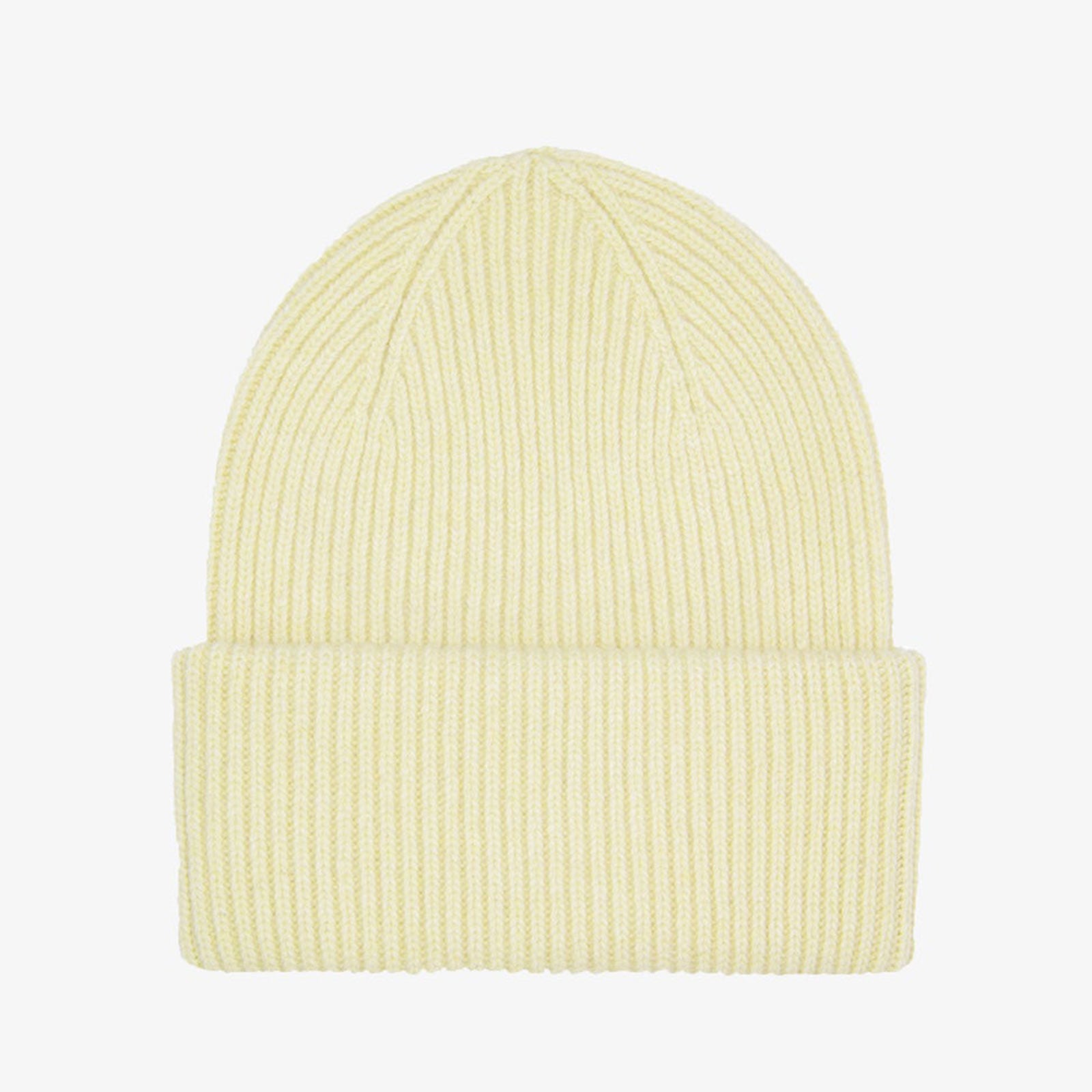 Merino Wool Hat soft yellow