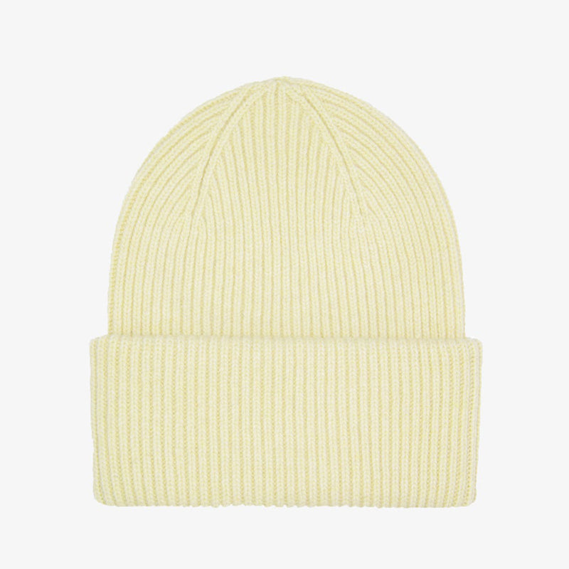 Merino Wool Hat soft yellow