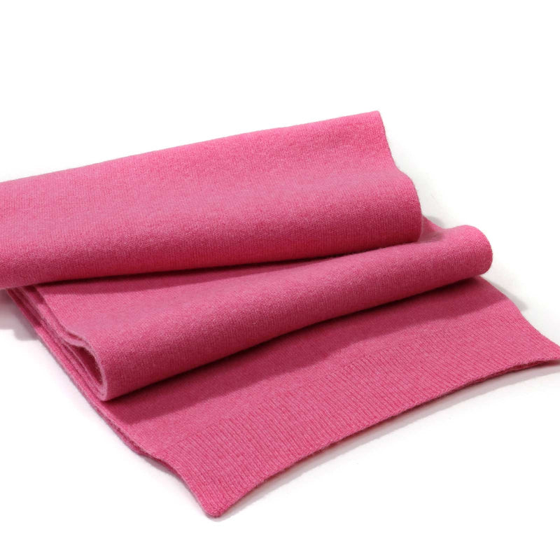 Merino Wool Scarf bubblegum pink