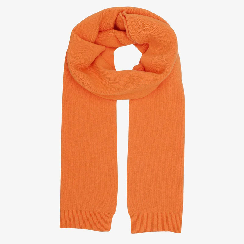 Merino Wool Scarf burned orange