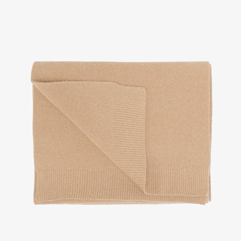 Merino Wool Scarf honey beige
