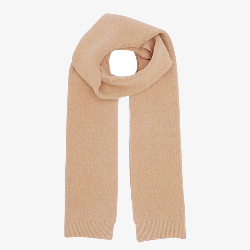 Merino Wool Scarf honey beige
