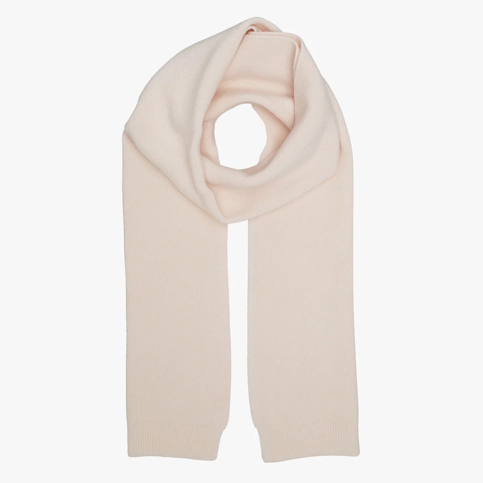 Merino Wool Scarf ivory white