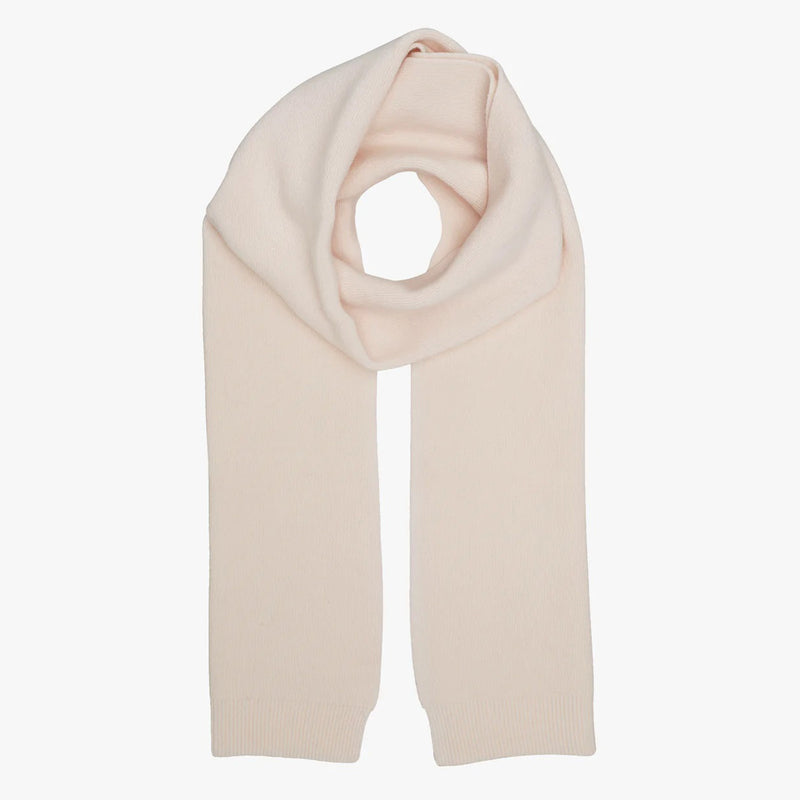 Merino Wool Scarf ivory white