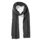 Merino Wool Scarf lava grey