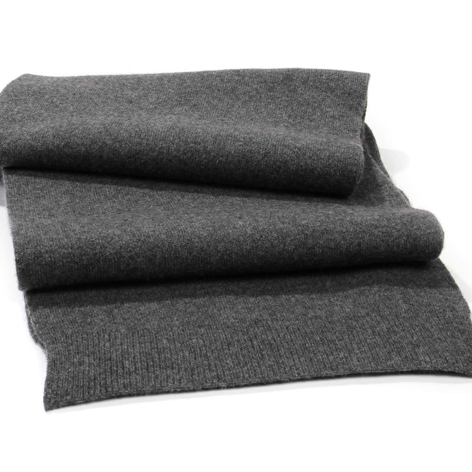 Merino Wool Scarf lava grey