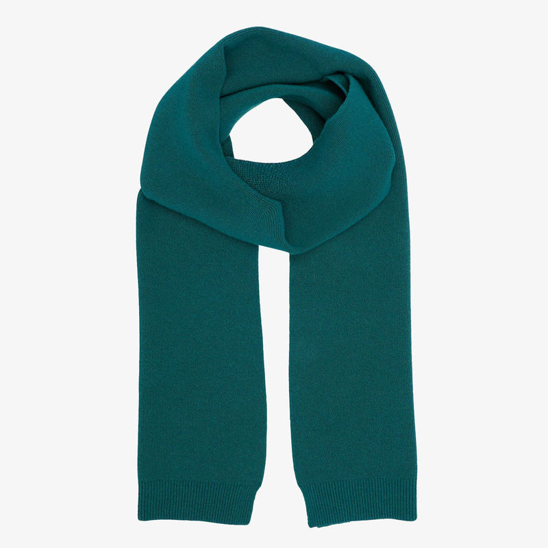 Merino Wool Scarf ocean green