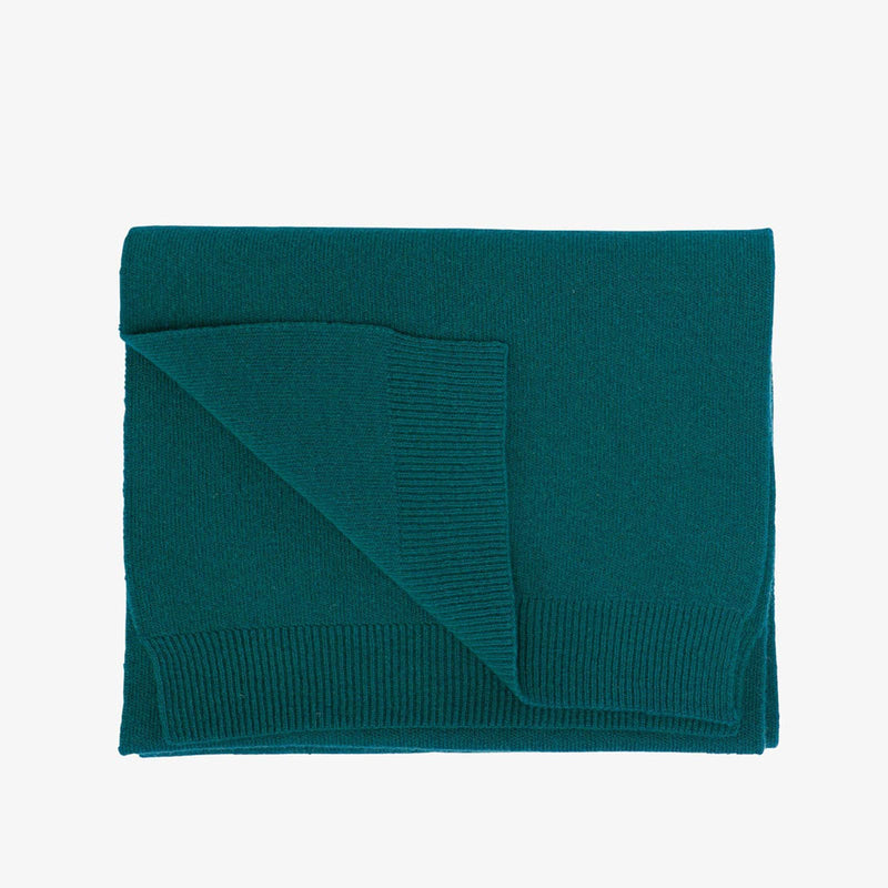 Merino Wool Scarf ocean green