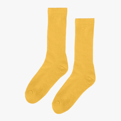 Organic Active Socks burned yellow