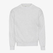 Organic Oversized Crew snow melange