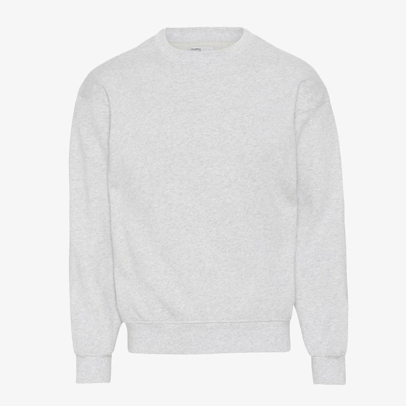 Organic Oversized Crew snow melange