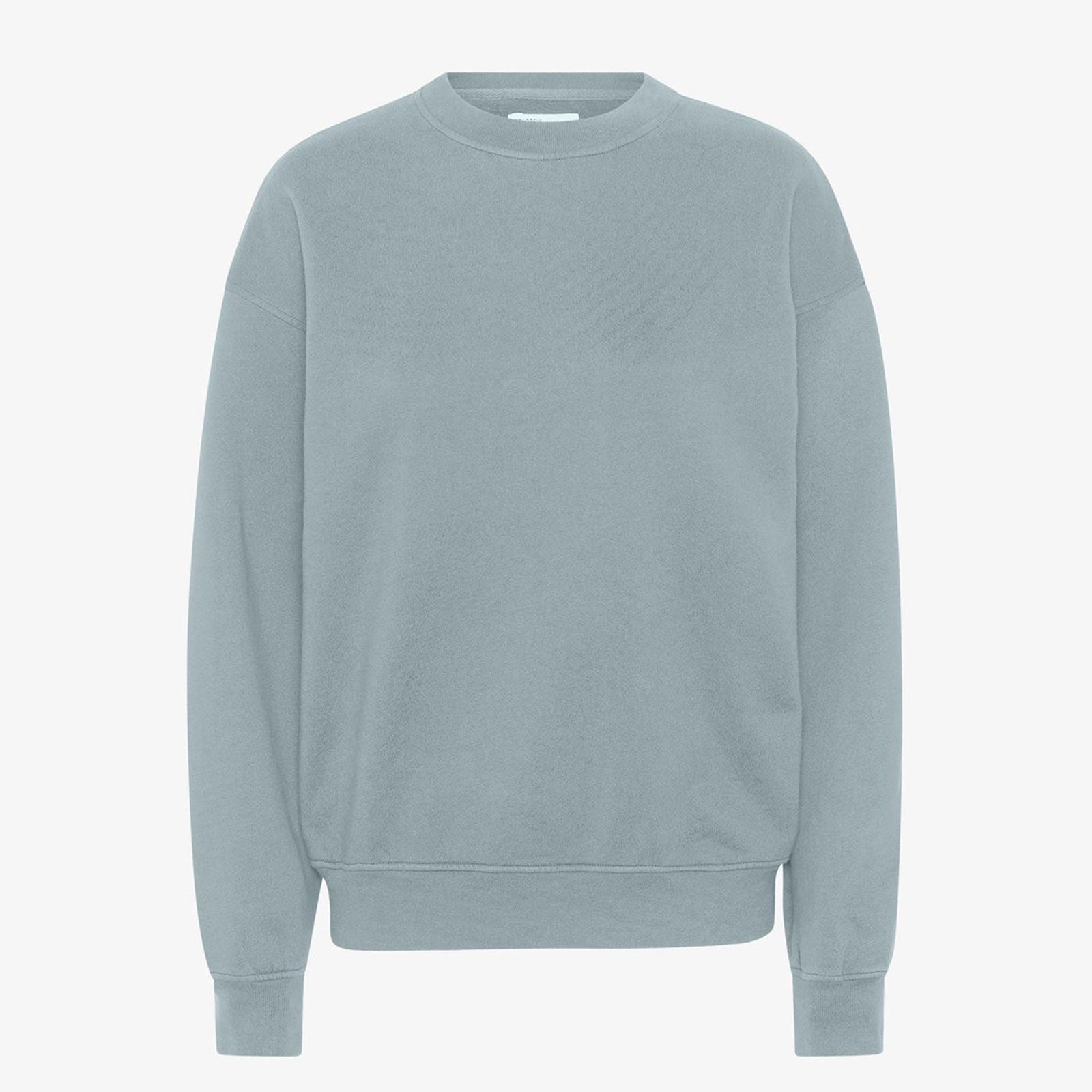 Organic Oversized Crew steel blue
