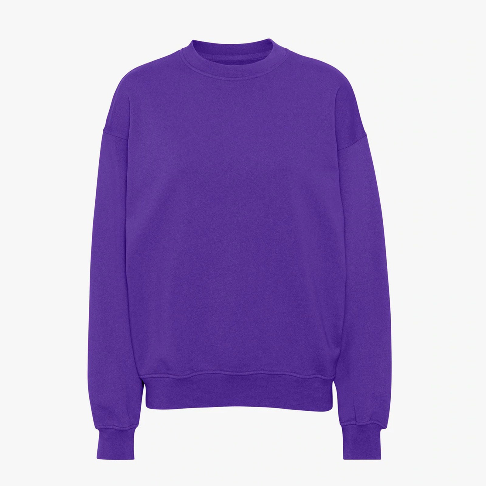 Organic Oversized Crew ultra violet