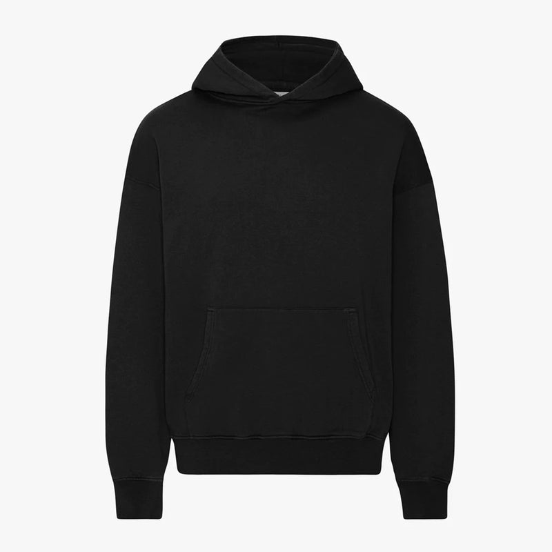 Organic Oversized Hood deep black