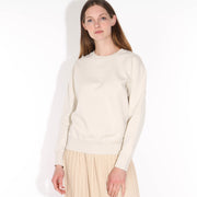W Classic Organic Crew ivory white
