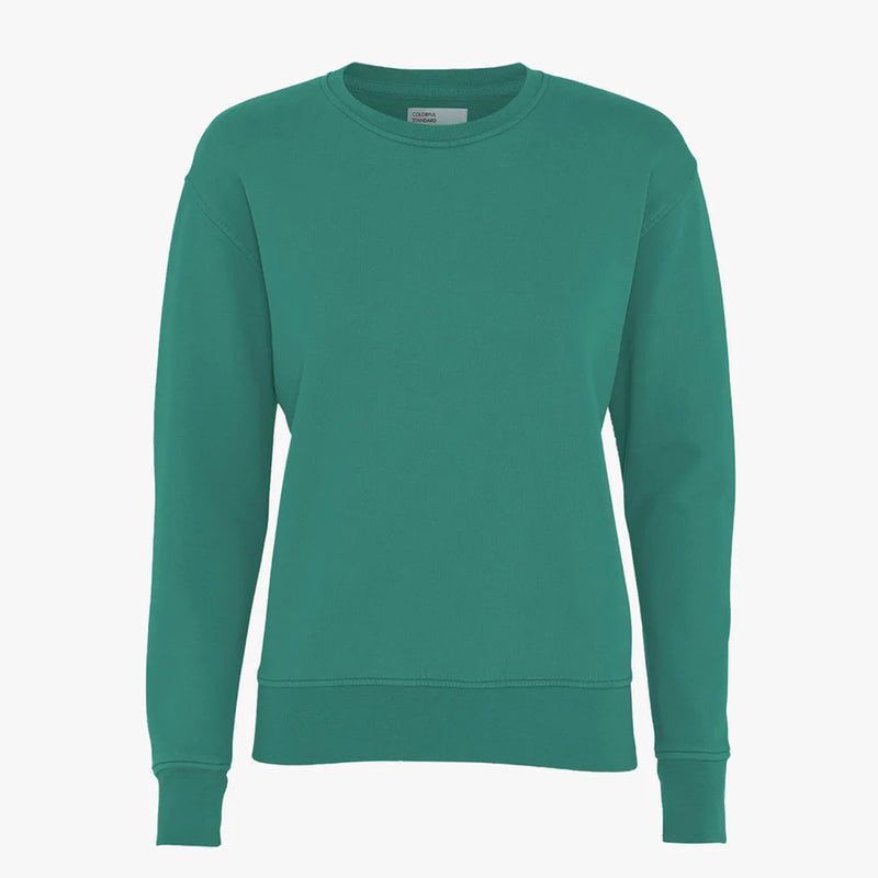 W Classic Organic Crew pine green