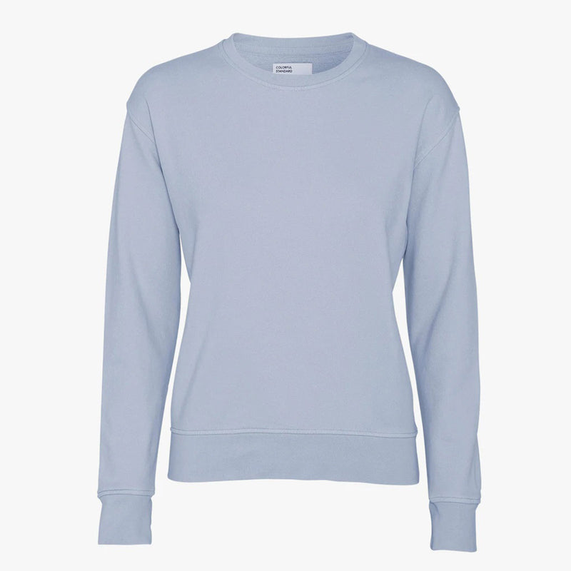 W Classic Organic Crew powder blue