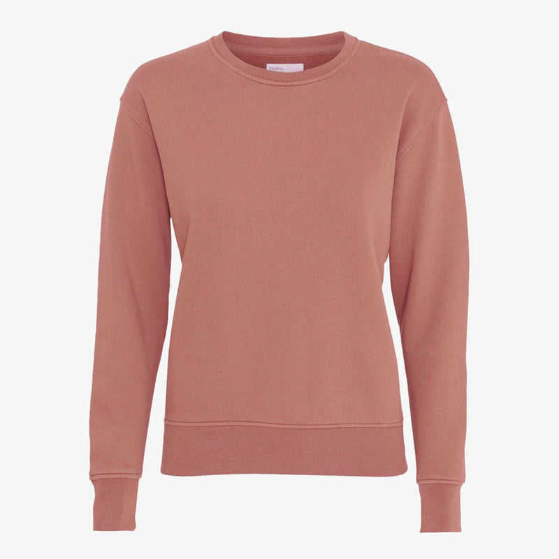 W Classic Organic Crew rosewood mist
