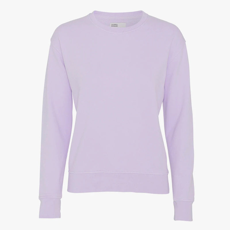 W Classic Organic Crew soft lavender