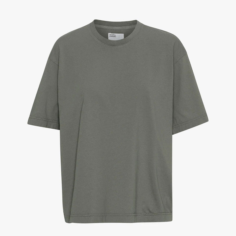 W Organic Oversized Tee dusty olive