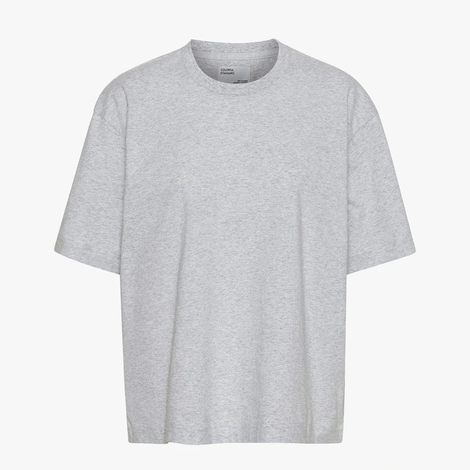 W Organic Oversized Tee heather grey