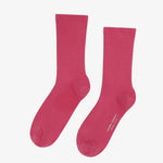 Women Classic Organic Socks raspberry pink