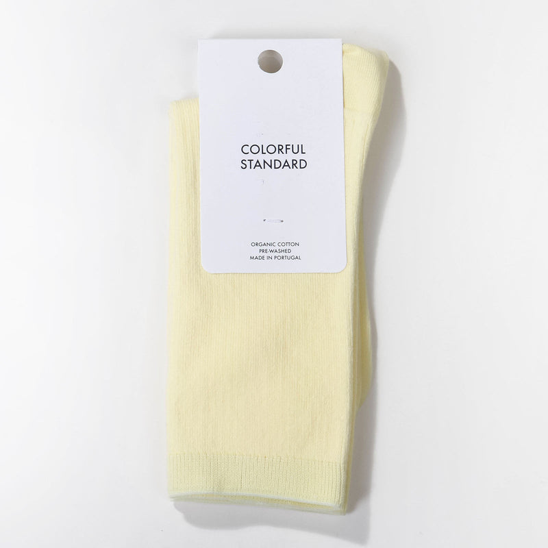 Women Classic Organic Socks soft yellow
