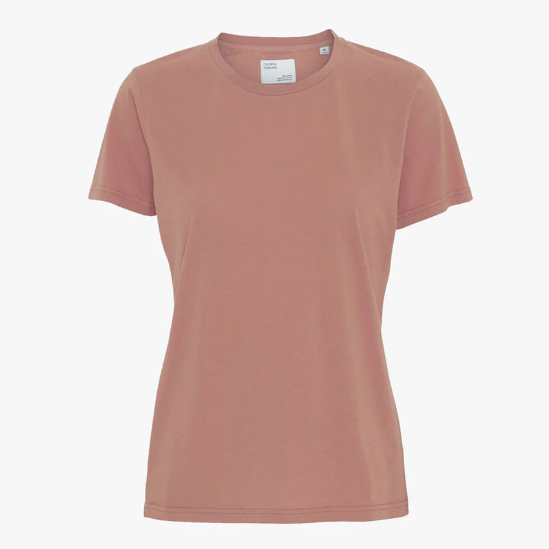 Women Light Organic Tee rosewood mist