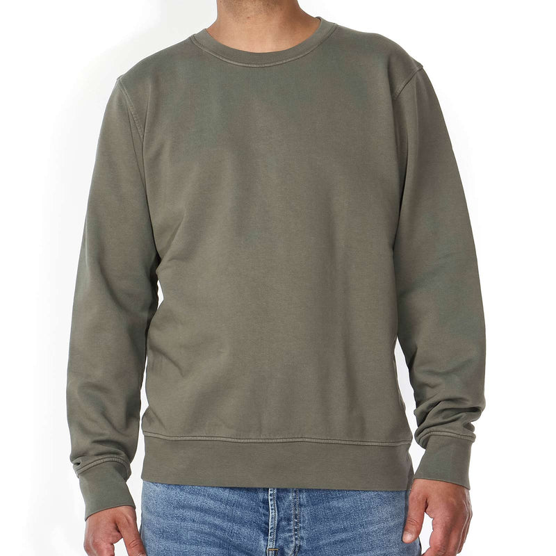 Classic Organic Crew dusty olive Colorful Standard