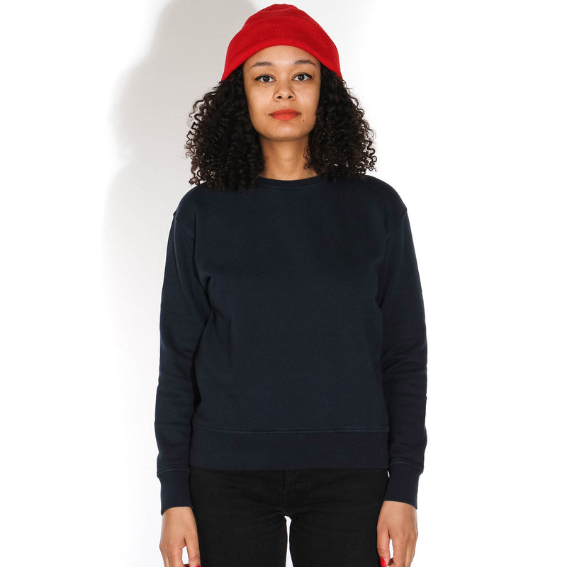 W Classic Organic Crew navy blue Colorful Standard