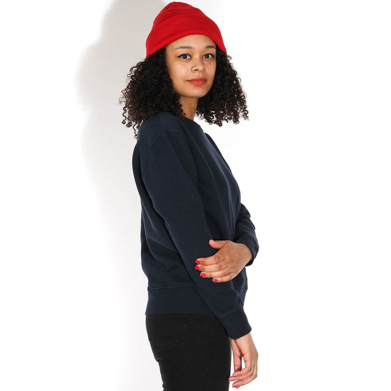 W Classic Organic Crew navy blue Colorful Standard
