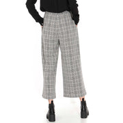 Abel Trousers black white check Dr.Denim