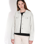 Alva Trucker Jacket washed pinfire Dr.Denim