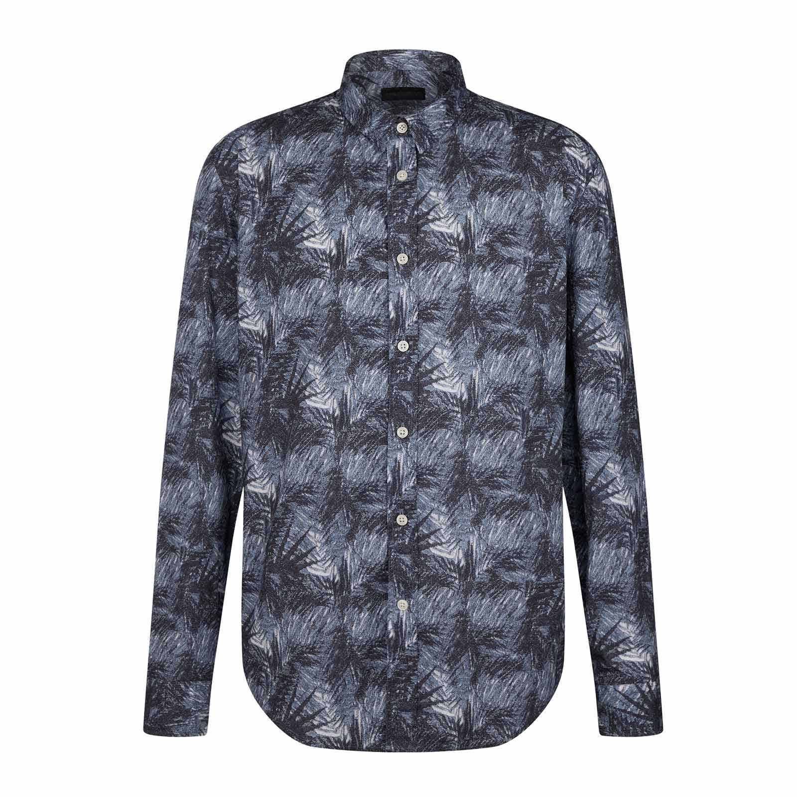 Loken Shirt dark blue painting