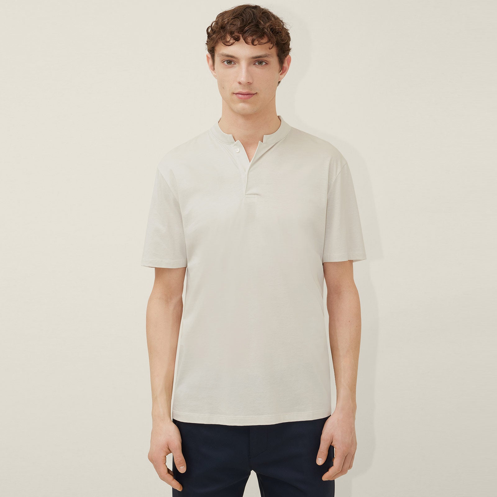 Louis Jersey Poloshirt 520109 creme