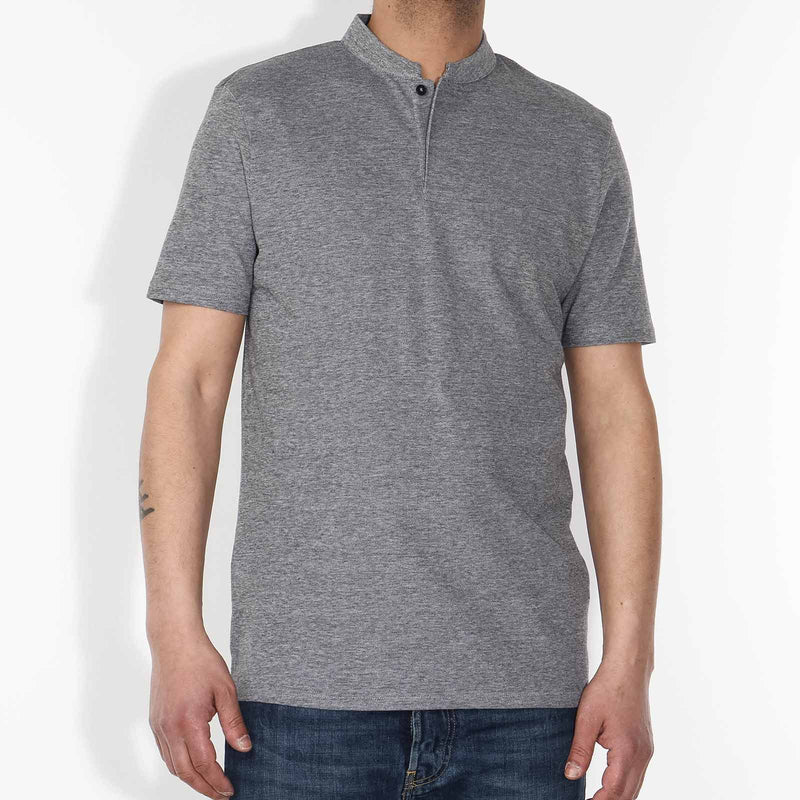 Louis Pique Poloshirt grey heather