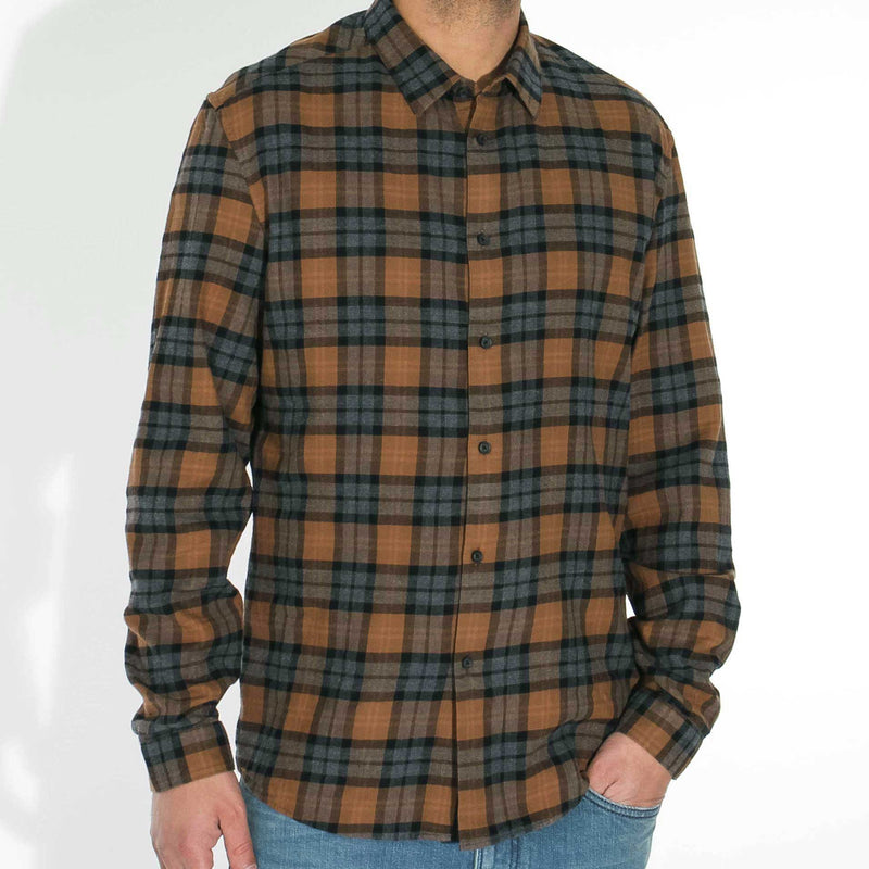 Ruben Shirt brown grey