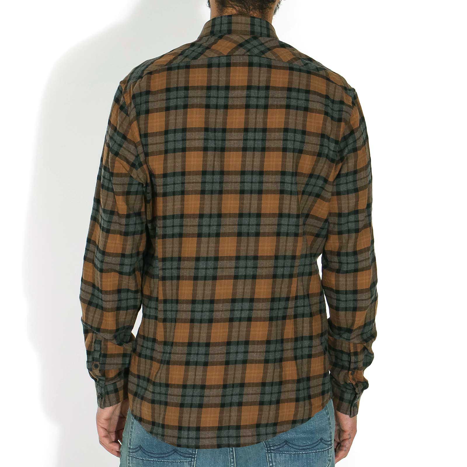 Ruben Shirt brown grey