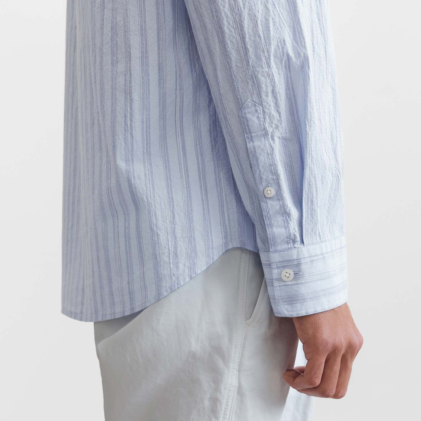 Tarok Shirt light blue/stripe