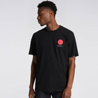 Japanese Sun TS Single Jersey black garment washed