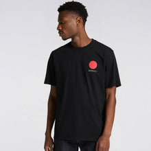 Japanese Sun TS Single Jersey black garment washed