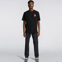 Japanese Sun TS Single Jersey black garment washed