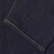 Loose Tapered Kaihara Pure Indigo Blue rinsed