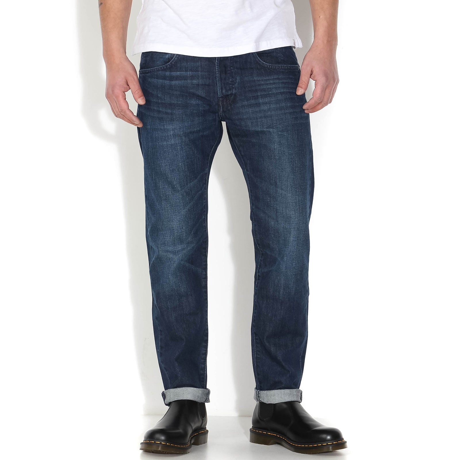 ED-55 Kingston Jeans blue mid coal