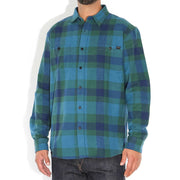 Labour LS Shirt blue/dark green garm Edwin Jeans