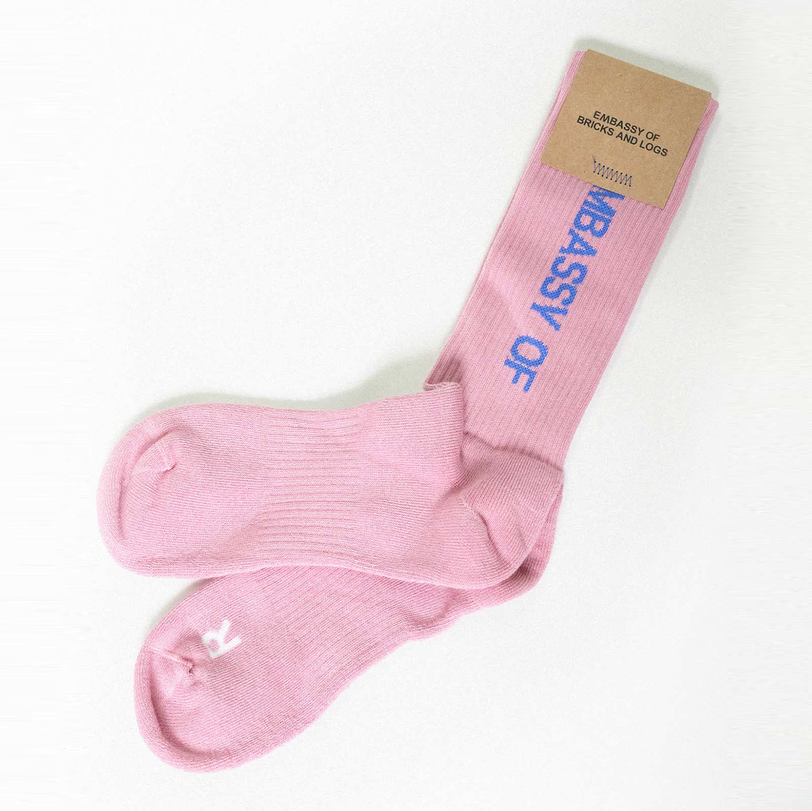 Emb Socks 23135000-1 mauve/emb blue