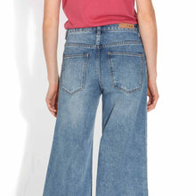 Fanny Wide Cropped Jeans blue