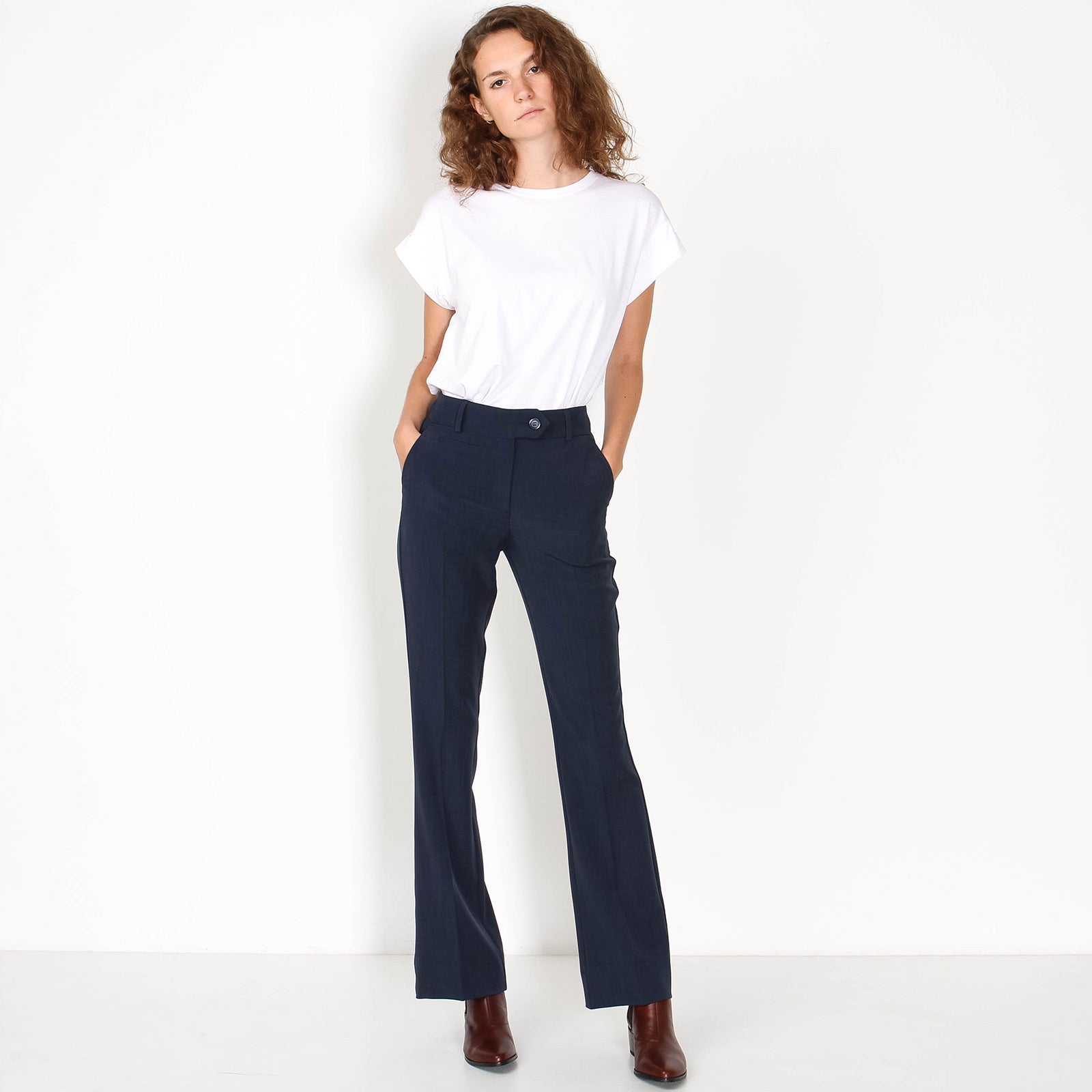 Clara 229 Long Pants navy melange