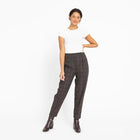 Hailey 682 Trousers brown check